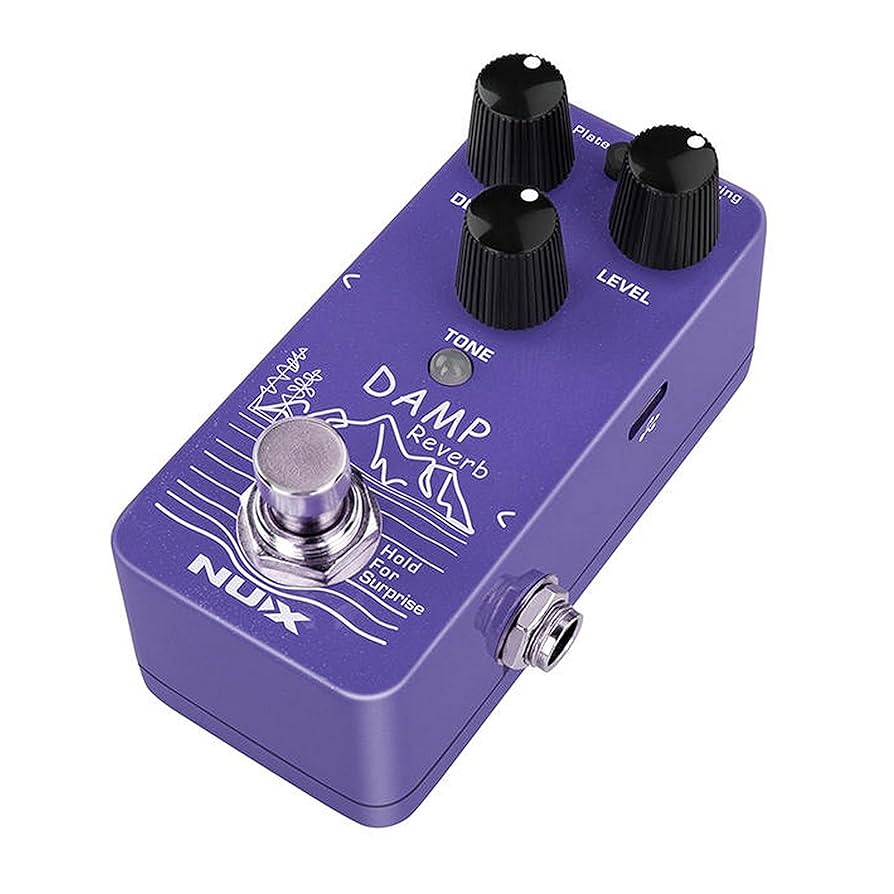 【新品同様・極美品】NUX Damp Reverb リバーブ Amazon.com: NUX Damp Reverb Guitar Effects Pedal with Plate