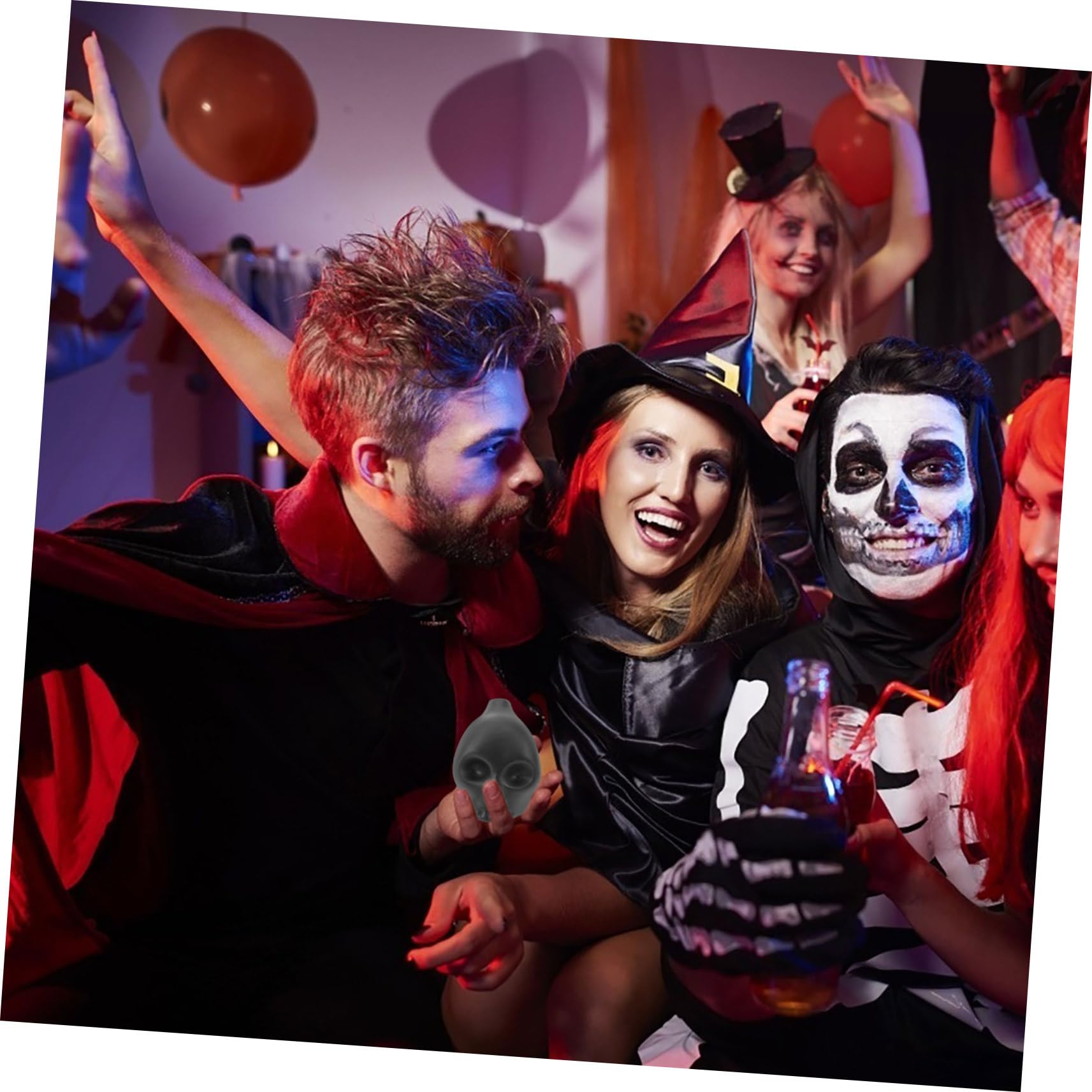 HANABASS 2 Stück Aztekische Todespfeife aus Keramik Gruselige Halloween Deko mit Schrei Schreiende Pfeife als Halloween Accessoire und Dekoration für Party und Desktop
