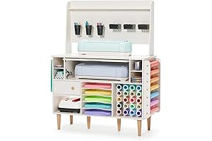Organization and Storage Cabinet (Upgraded) Compatible with Cricut Machines