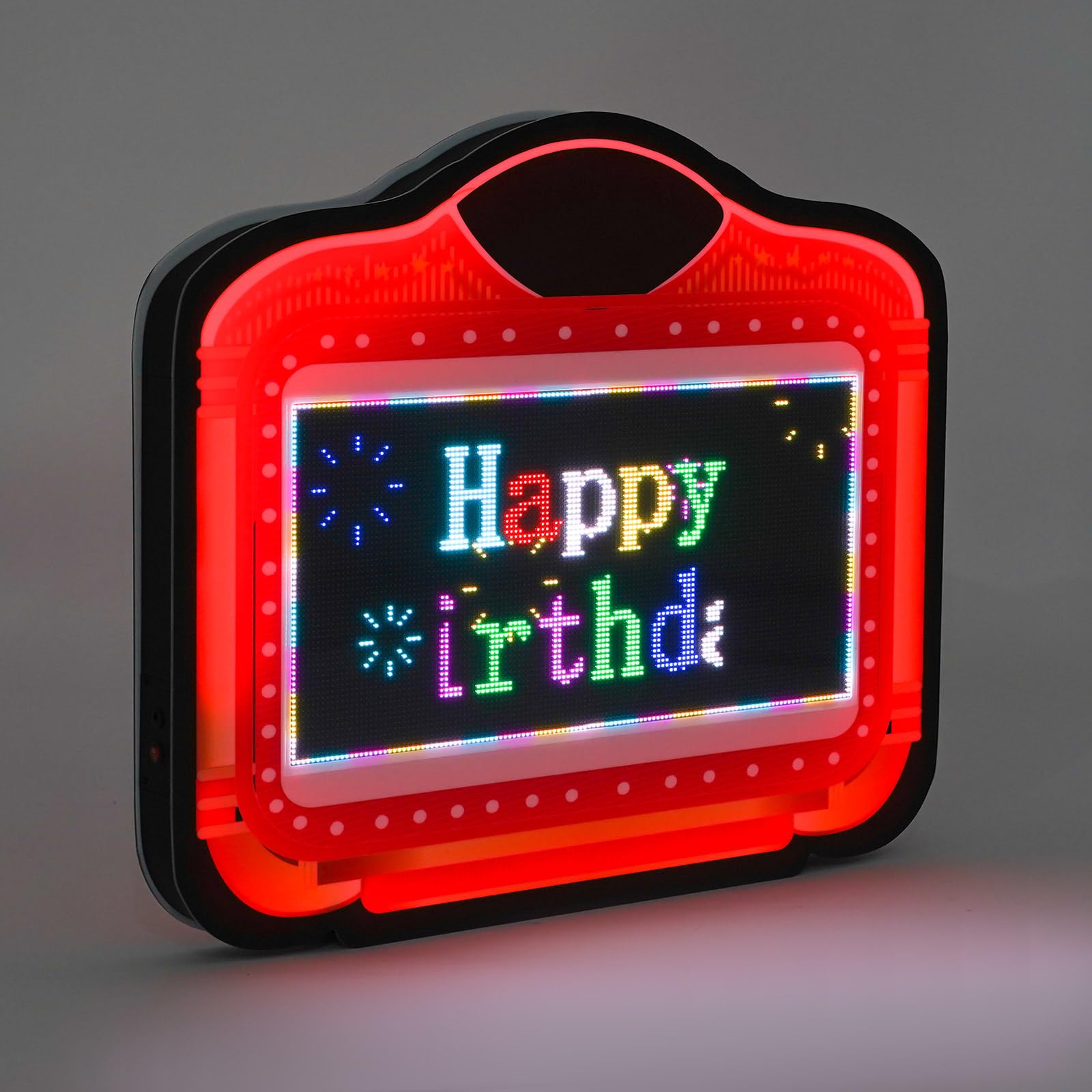 Señal de caja de luz LED VIP Bottle Service, programable por aplicación, presentador de cartas a color para bodas, fiestas, bares y clubes nocturnos, recargable