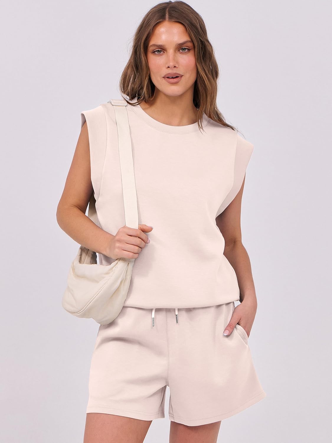 ANRABESS Two Piece Sets for Women 2026 Summer Short Lounge Set Casual Beach Vacation Outfits Spring Sweatsuits Tracksuit - Image 2