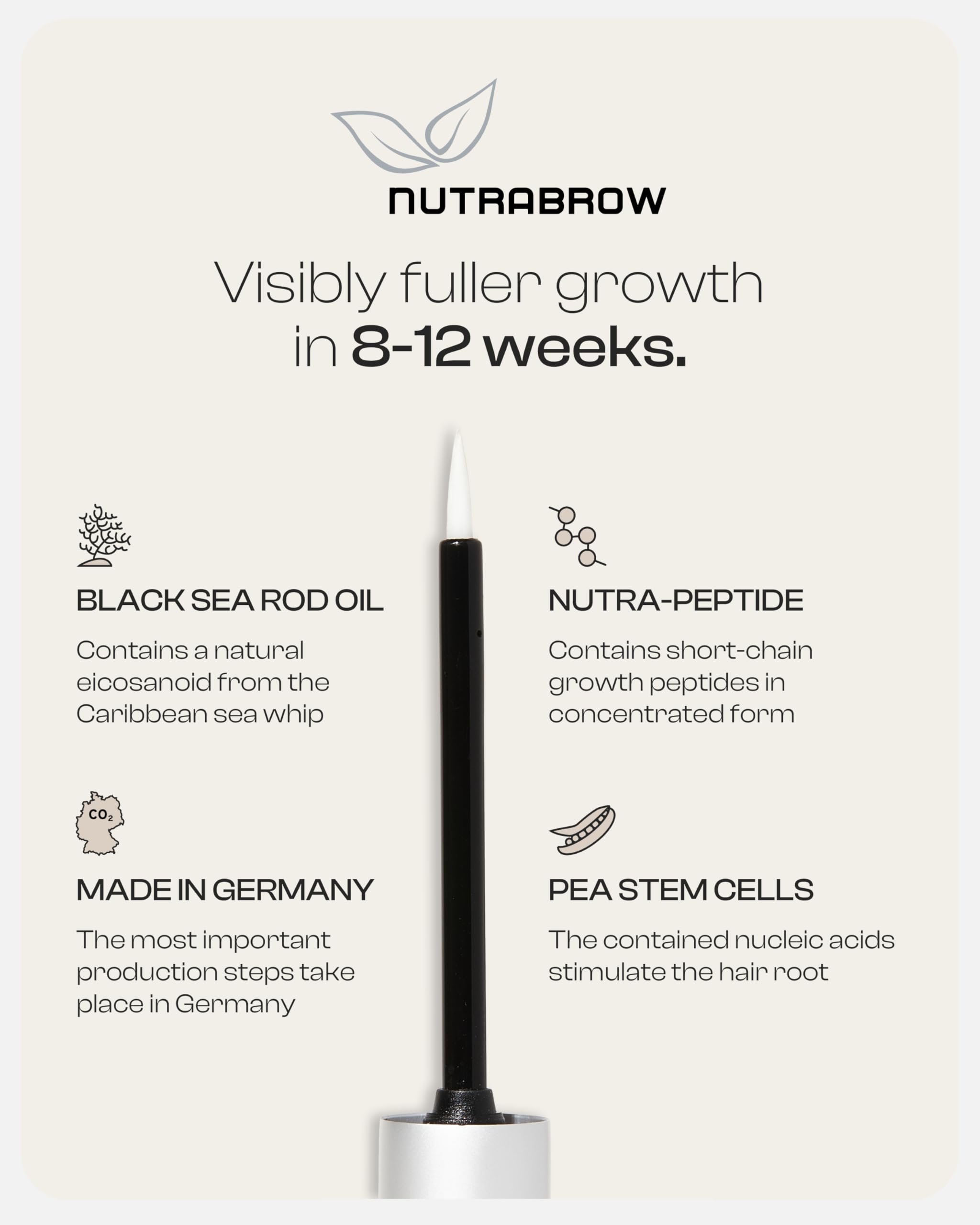 NutraBrow Eyebrow Enhancer, 5 ml