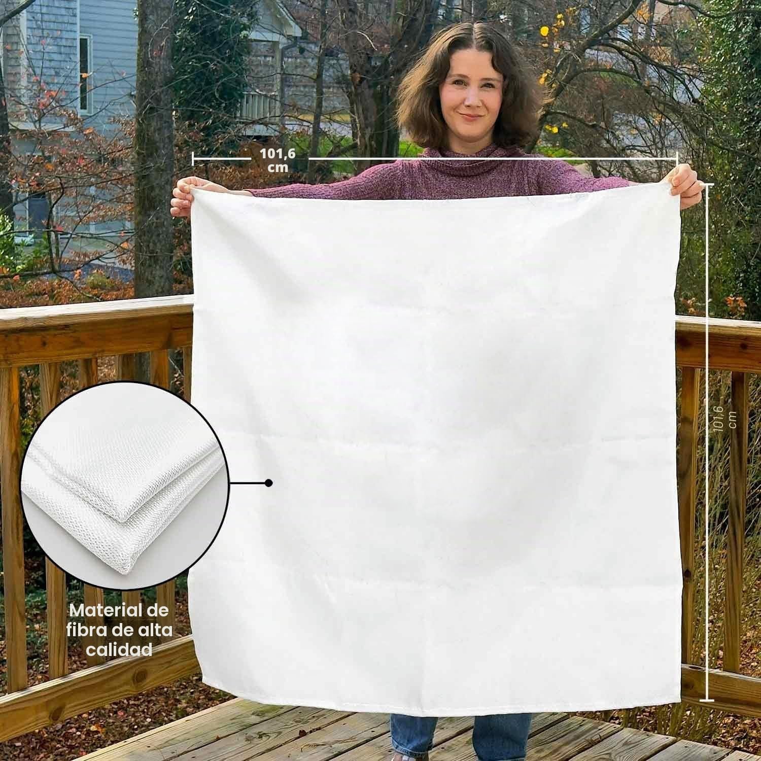 Prepared Hero manta de Emergencia contra Incendios, Paquete de 2, Manta de Extinción de Incendios para Cocina, Fuego-Resistente de 40 x 40 Pulgadas