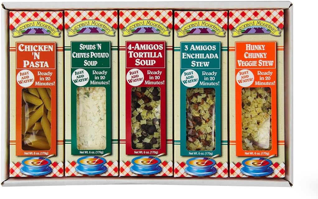 Leonard Mountain Soup Sampler Dry Soup Mix, 5 count
