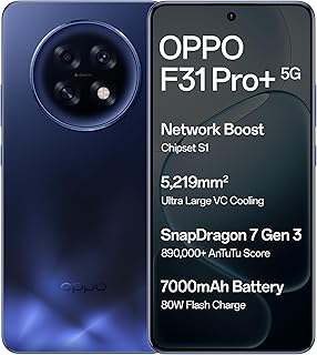 Oppo F31 Pro+ 5G (Gemstone Blue, 8GB RAM, 256GB Storage) Price In India
