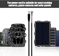 Vista 5 de 2 cables de alimentación para cámara de sendero, cable de alimentación externo CC de 0.157 x 0.067 in compatible con Tactacam Reveal X XB SK, Wise