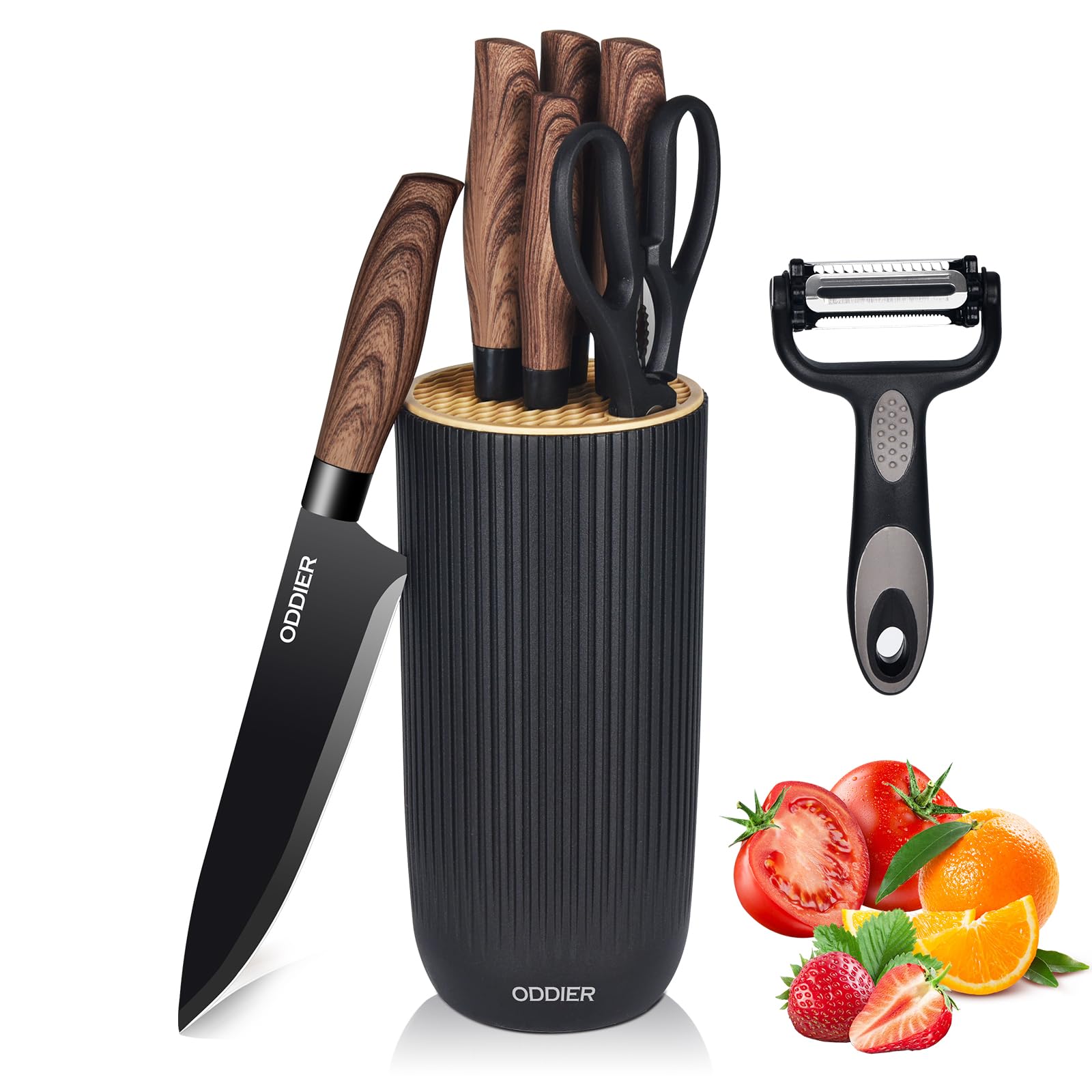 Amazon.com: Knife Set, 8 Piece Kitchen Knife Set, Stainless Steel