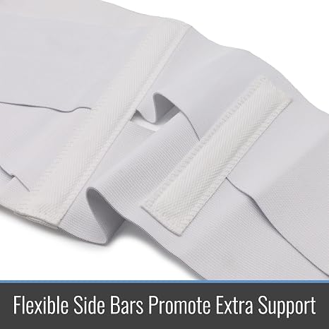 DMI Large Elastic Back Support Brace with Crisscross Design for Extra Support, Elastic Construction Provides Consistent Compression, FSA & HSA Eligible, Adjustable from 36 - 42