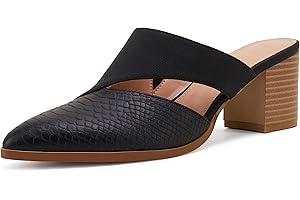 Laser-Cut Chunky Mule Heels: The Epitome of Style and Comfort