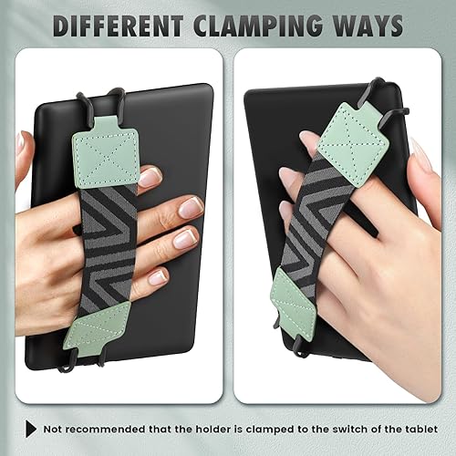 Miniatura 6 de MoKo Correa de mano de seguridad para Kindle eReaders Fire de 6 a 8 pulgadas, KindleKoboVoyagaLenovoSony Kindle E-Book Tablet, correa de mano