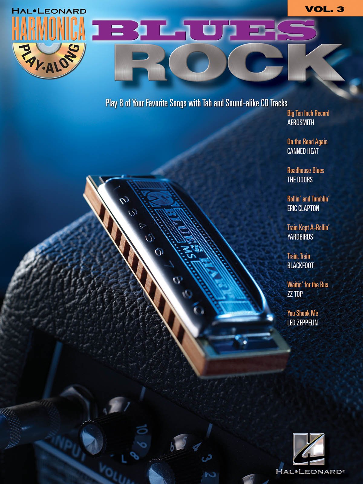 Blues/Rock - Harmonica Play-Along Volume 3 - Bk+CD