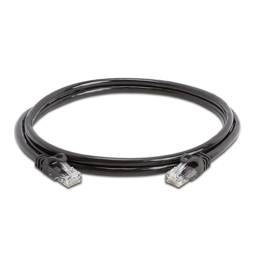 Miniatura 2 de Cmple - Cable Cat 6 de alta velocidad - Cable de red de 10 Gbps, LAN Ethernet Cat6, conectores RJ45 chapados en oro - 75 pies negro