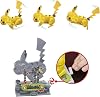 Mega Pokémon Movable Pikachu build set, Bendable Joint Toy Set HGC23 with 1095 Compatible Blocks and Parts