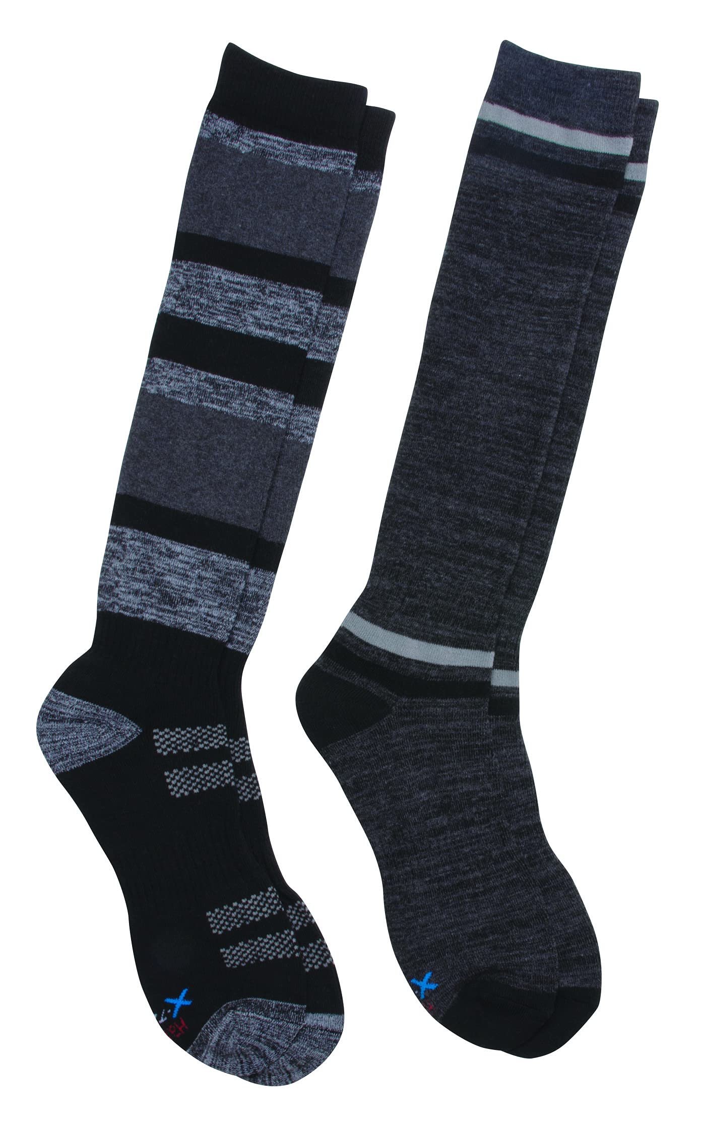 Hanes Men's Warmest Over the Becerro Outdoor X-Temp Moisture Wicking Socks