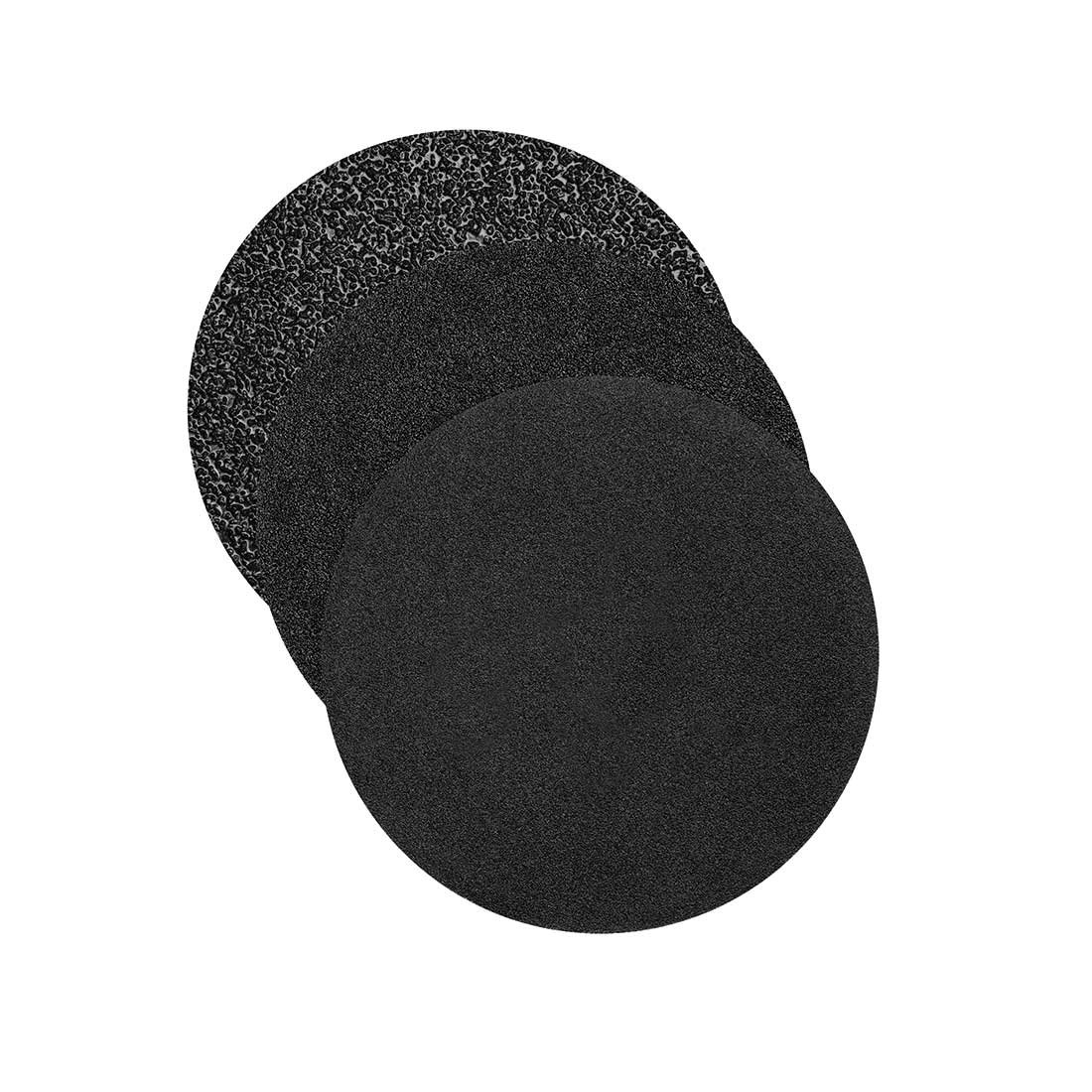 Dischi abrasivi 225 mm (20 Pz.) G16 | p. levigatrici per muri, carburo di silicio, supporto a gancio e anello