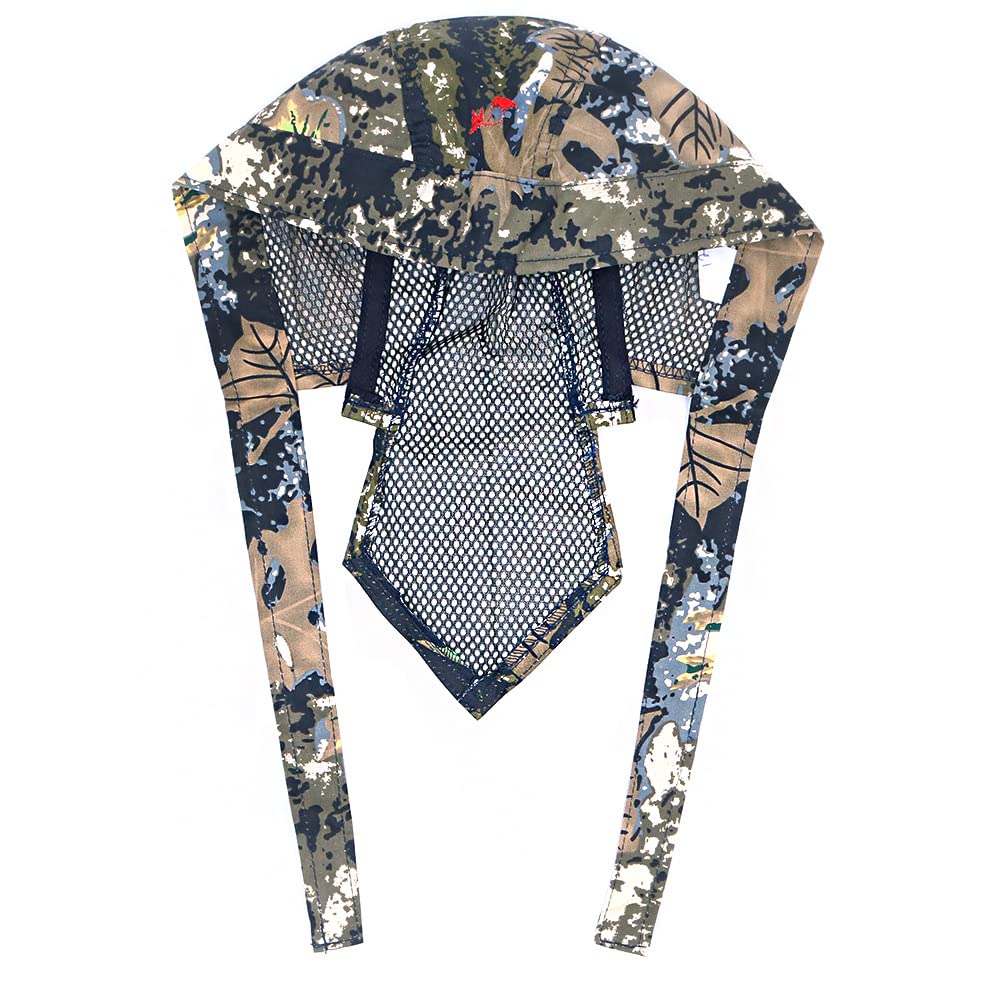 Cenpek Camouflage Welding Welder Protective Hat Cap Scarf Welder Flame Retardant Cotton Helmet, 1Pcs (Camouflage)