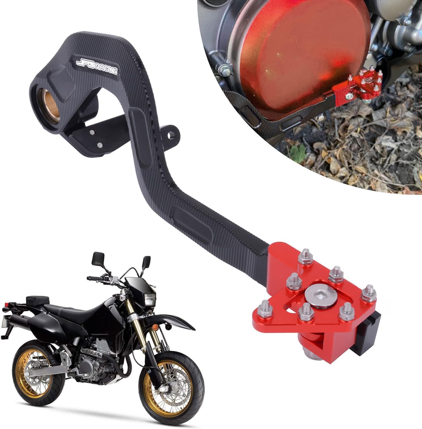 AnXin Motorcycle Rear Brake Pedal Foot Lever for DRZ400 0004,DRZ400S 0023,DRZ400E