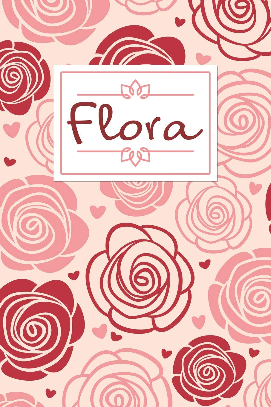 Flora: Personalised Notebook / 120 Lined Pages / Perfect for journaling and writing notes.