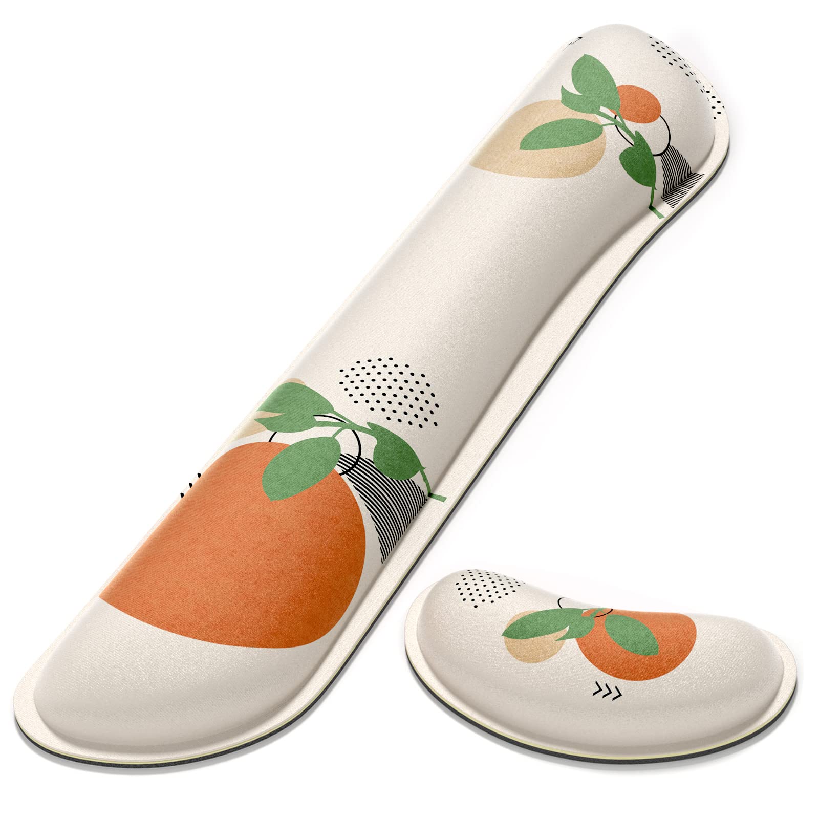 Dapesuom Enlarge Keyboard Wrist Rest Pad,Memory Foam Set Wrist Cushion Support for Easy Typing & Pain Relief,Mouse Wrist Pad, Anti-Slip Wrist Support for Gaming,Computer, Laptop, Office