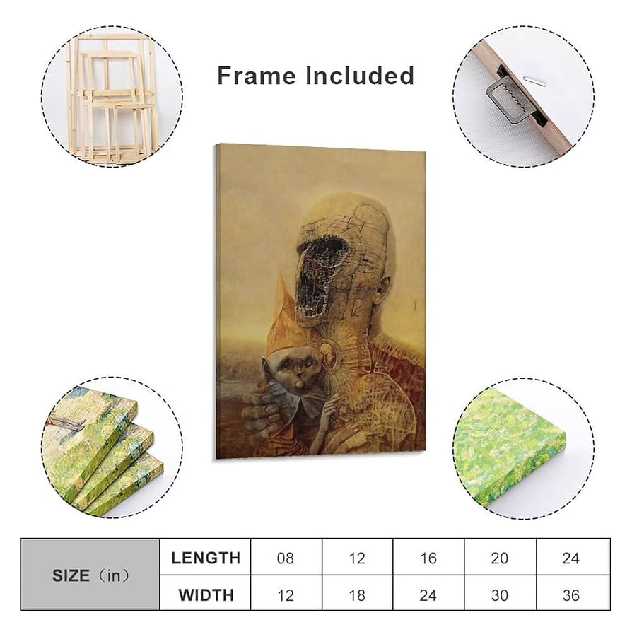 Amazon.co.jp: ダークアートベクシンスキーゴーストアート