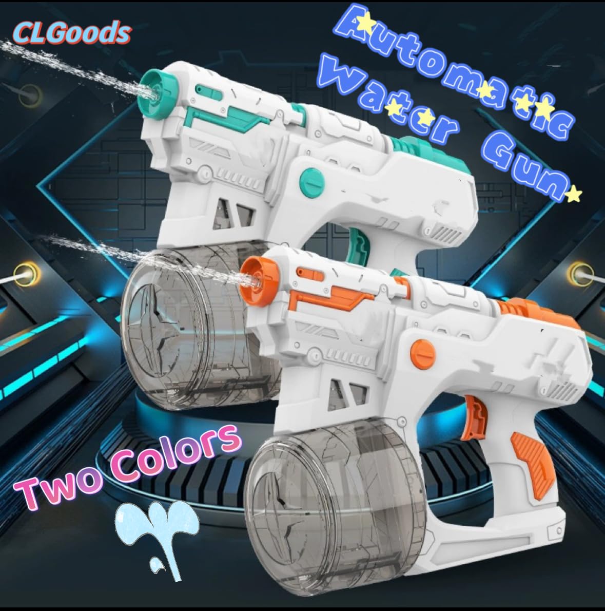 Adorable Multicolor Plastic Water Squirt Assorted - 4.5