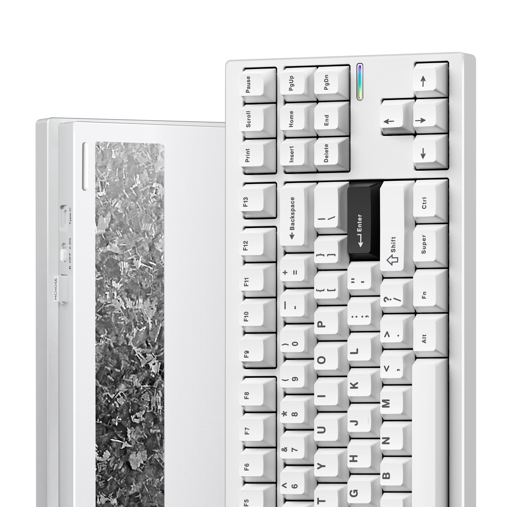 Amazon.com: MCHOSE GX87 Ultra Wireless Mechanical Keyboard TKL 80