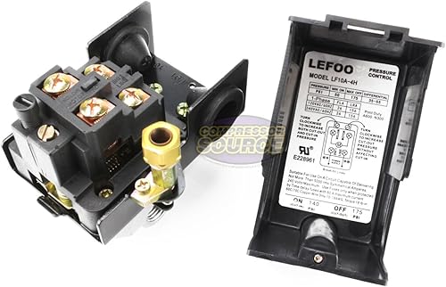 Miniatura 4 de COMPRESOR DE AIRE DE CONTROL DEL INTERRUPTOR DE PRESIÓN 140 - 175 4 PUERTOS RESISTENTE 26 AMP