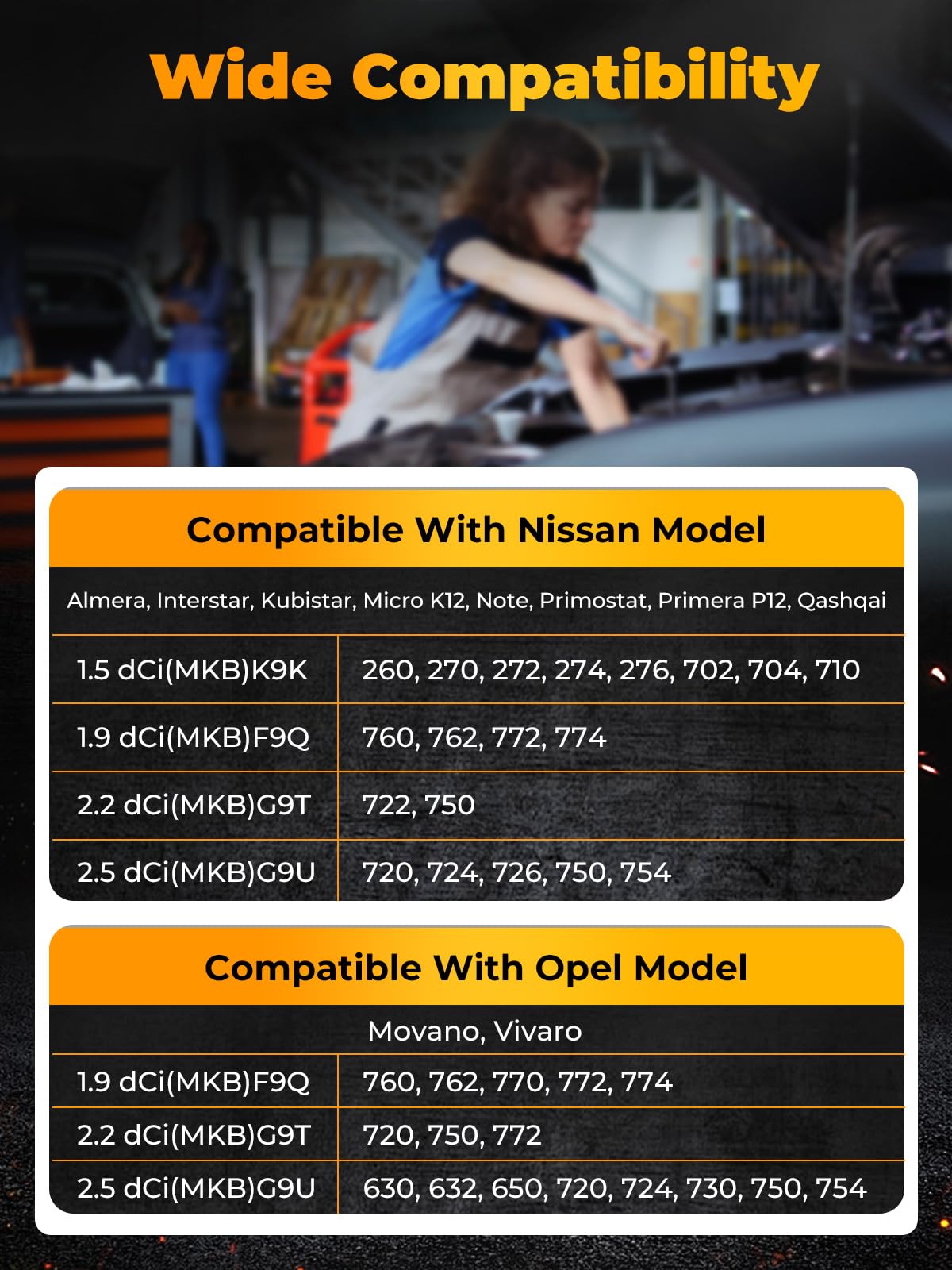 Motor Einstellwerkzeug, Zahnriemen Werkzeug Kompatibel mit Renault, Nissan, Opel Diesel 1,5, 1,9, 2,2, 2,5 DCI