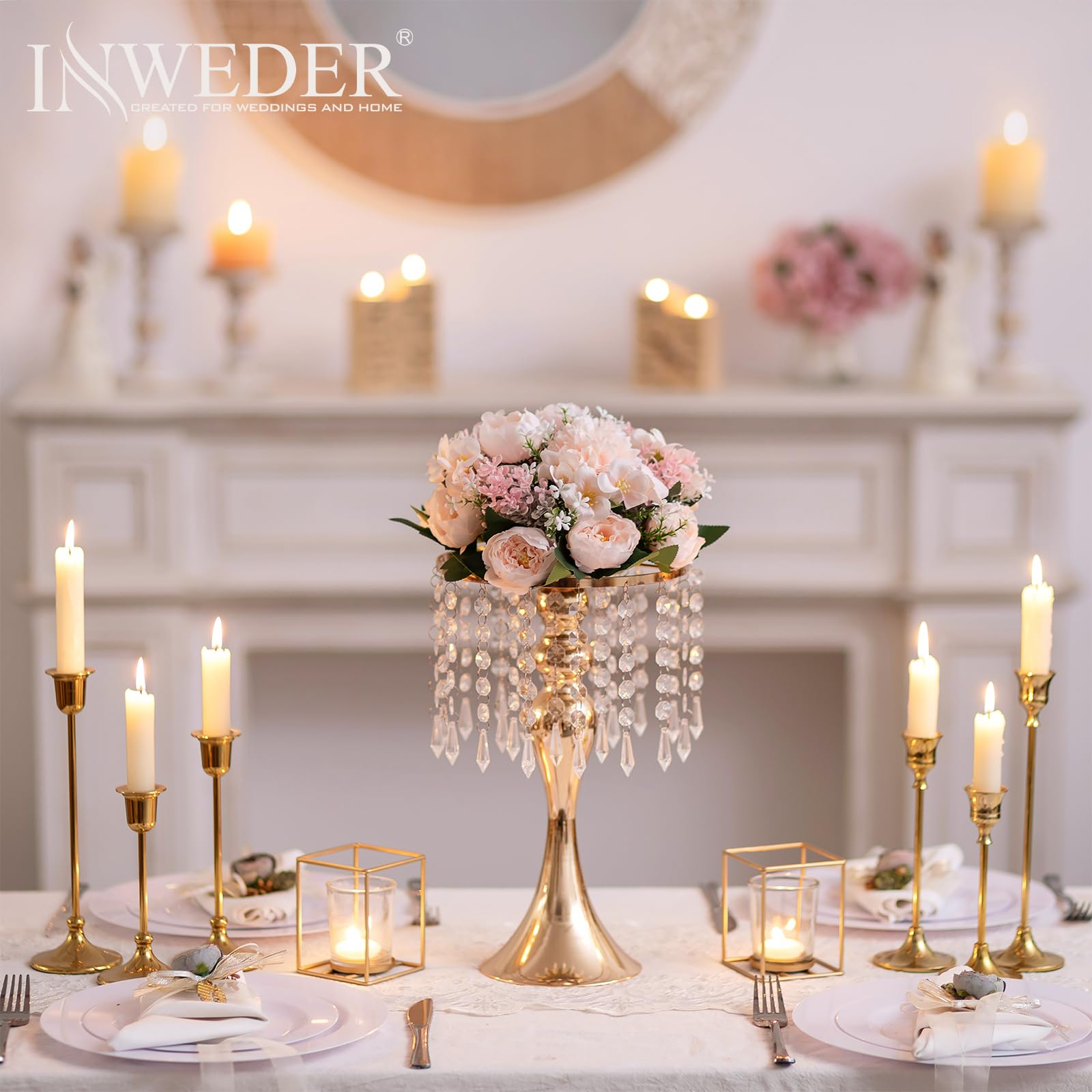 50 Pezzi Di Fiori Di Seta Artificiali Combinati Set 4-13 Cm Fiori Di Peonia Rosa Testa Fiori Finti Sfusi Per Decorazioni Per La Casa Di Nozze Di Natale Fai Da Te Fatte