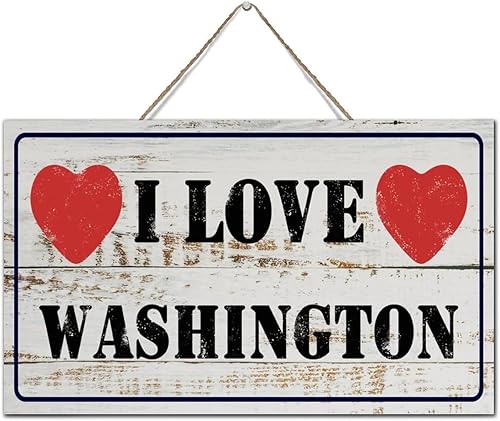 Miniatura 7 de Autravelco Letrero rústico de madera establecida con texto en inglés I LOVE Texas Home Decor Sign Country USA America Map Gift Wall Art - Placa de