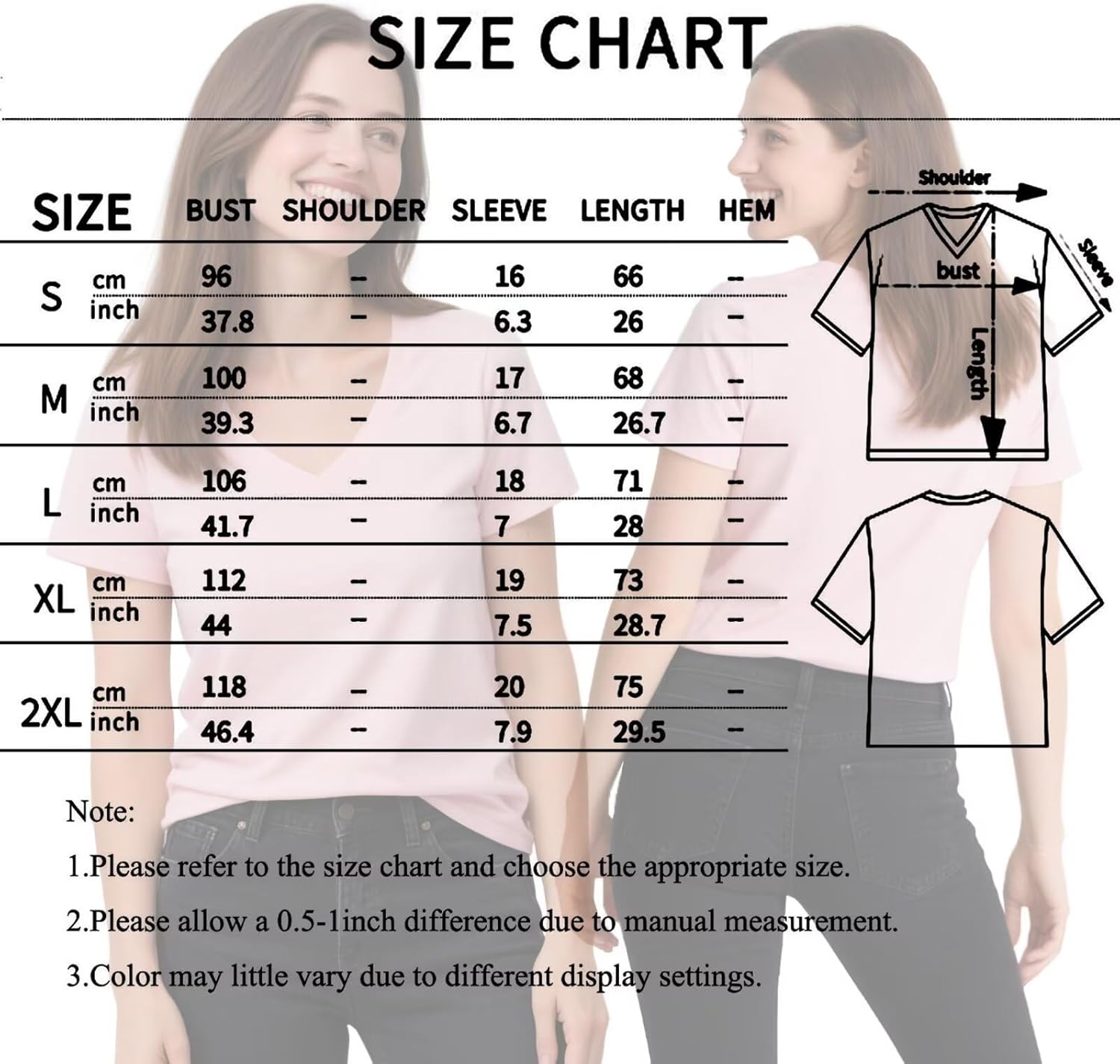 Christian Shirt for Women I Will Walk by Faith V Neck Graphic Tees Tshirt with Jesus Quote Inspirational T-Shirt Tops - Image 3