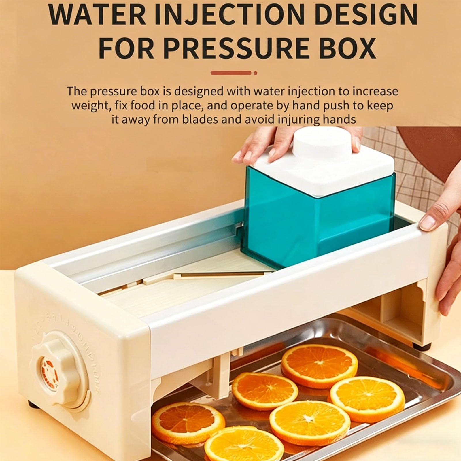 Cortador manual de verduras, mandolina con ajuste de engranaje de 0 a 15, grosor de rebanada de 1 a 10 mm para cítricos, patatas y más, herramienta de cocina ideal para la preparación de alimentos