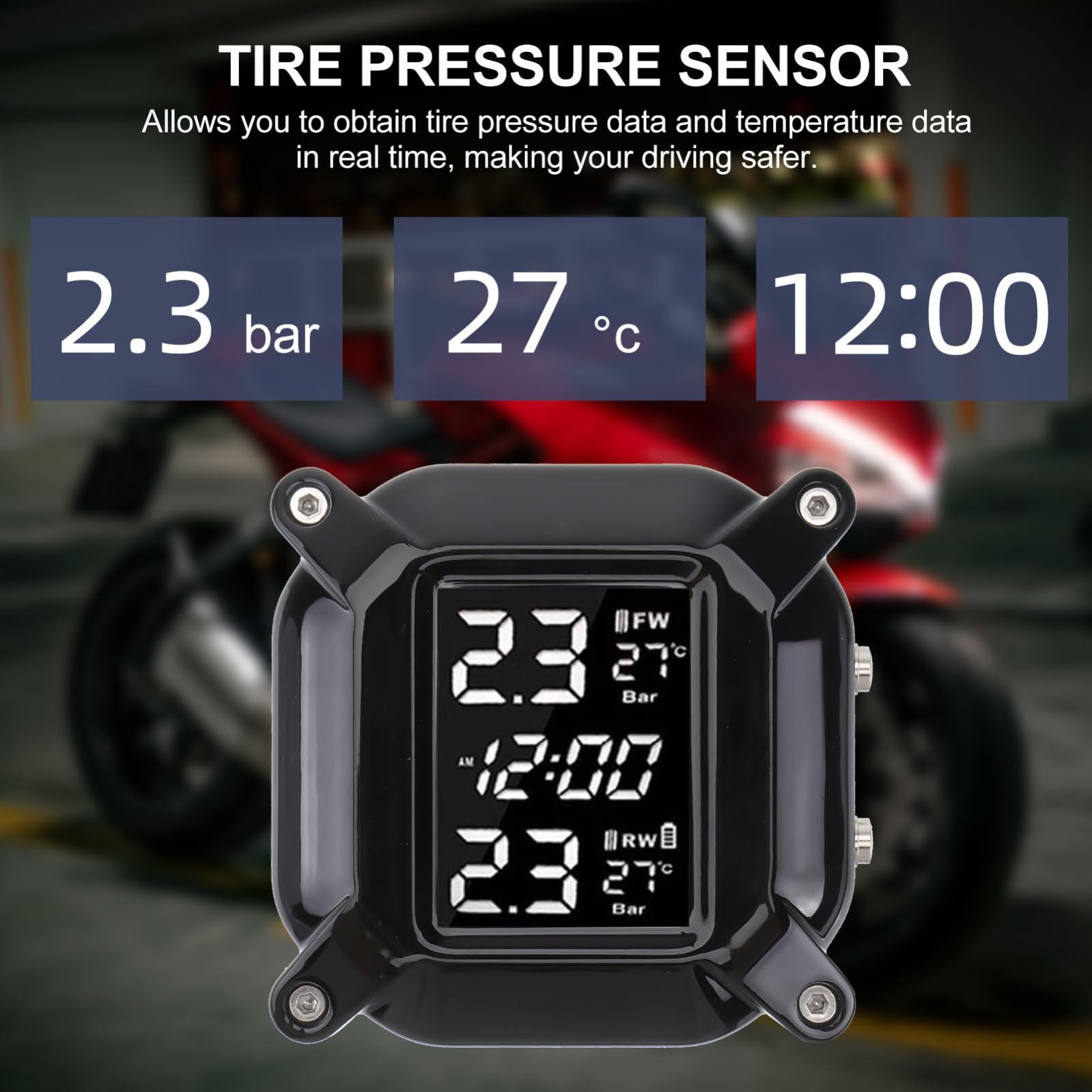 Monitor de Presión de Neumáticos Multiusos de Alta Precisión para Coche