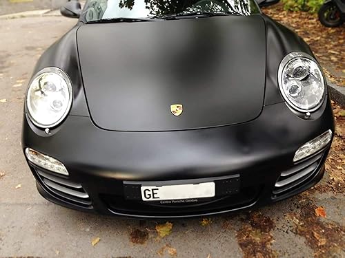 Miniatura 8 de Película negra mate de vinil para automóvil con liberación de aire 3MIL-VViViD8, Negro