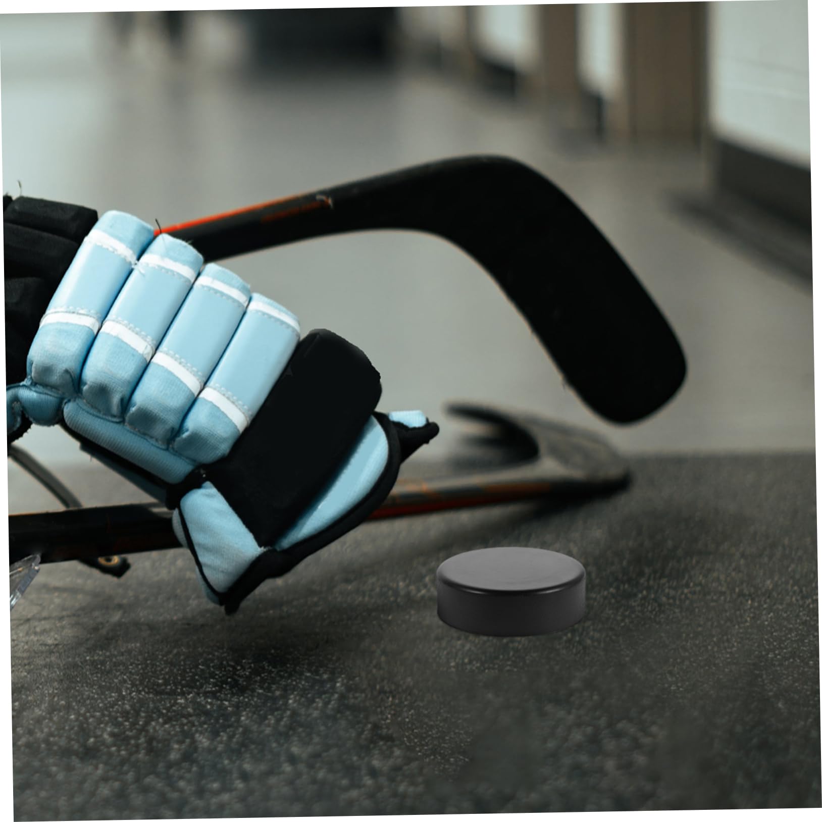 BESPORTBLE Palets de Hockey sur Glace en PU, Lot de 20, Légers et Portables, pour Entraînement et Pratique Personnelle, Noir