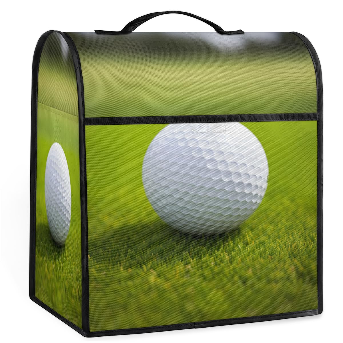 Coffee Maker Cover Golf Kitchen Appliance Covers Small Appliance Covers Blender Cover Juicer Cover Dust Covers for Kitchen Appliances with Top Handle and Pockets,Washable,B601