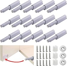 Push to Open, 15 PCS Poussoir Porte Placard, Ouvre et Ferme avec Pression pour La Porte de L'armoire, Tiroir, Meuble et Placard
