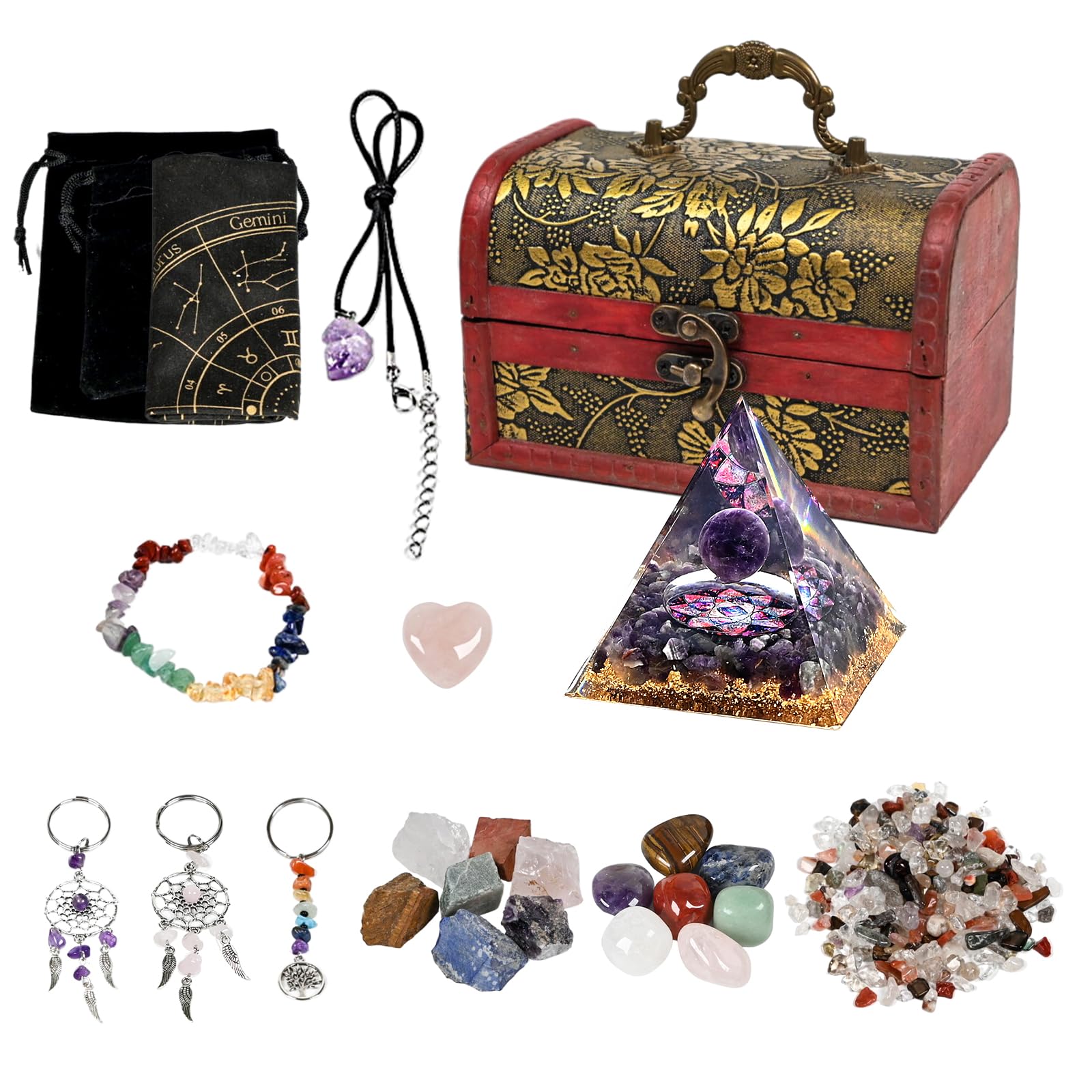 ycyingcheng 26PCS Healing Crystals Set, Crystals And Gemstones Set