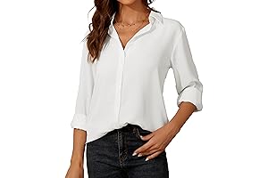 Women's White Work Blouses for Office: A Classic and Chic Choice