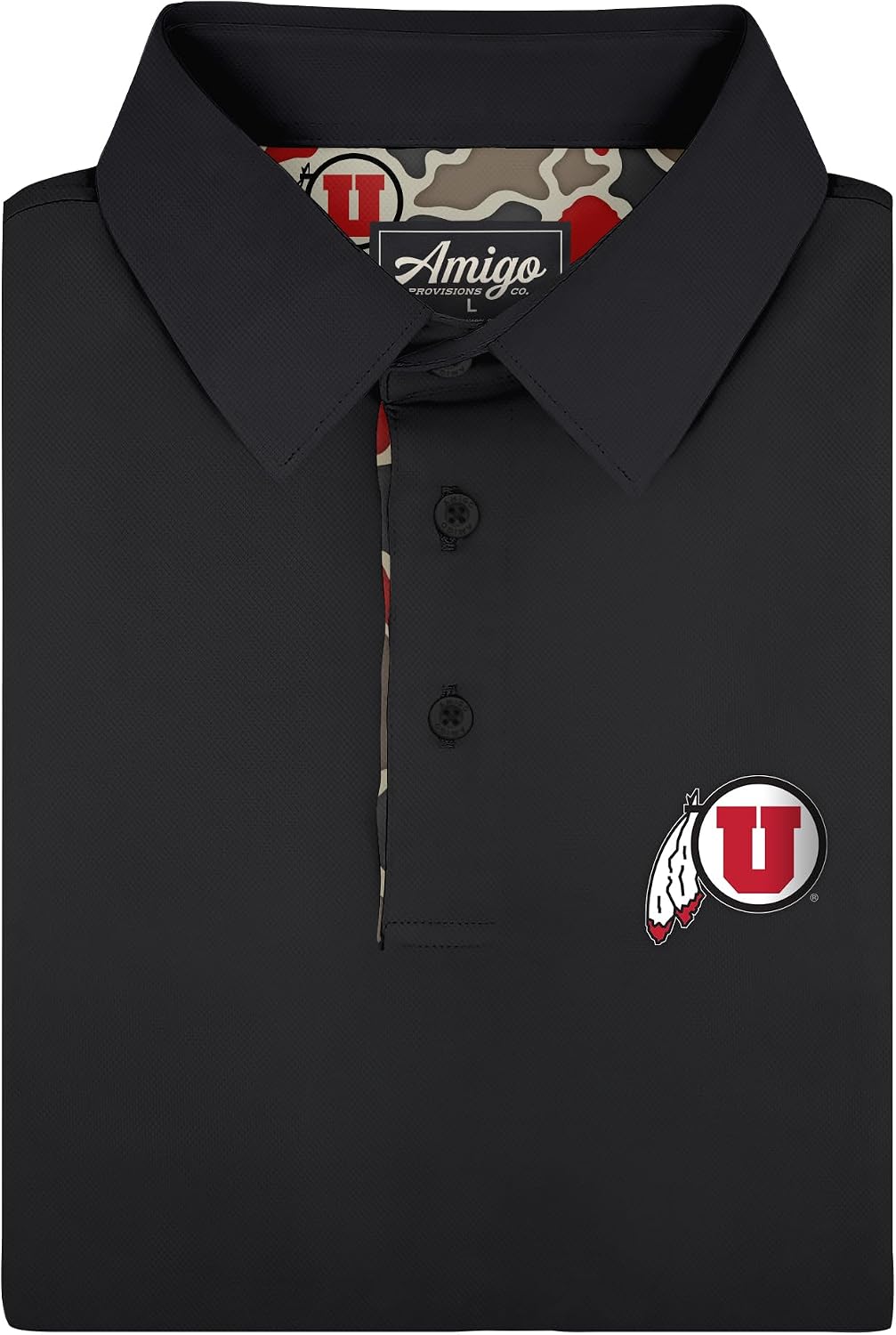 Amigo NCAA Mens Licensed Mens Short Sleeve Solid Sierra Polo