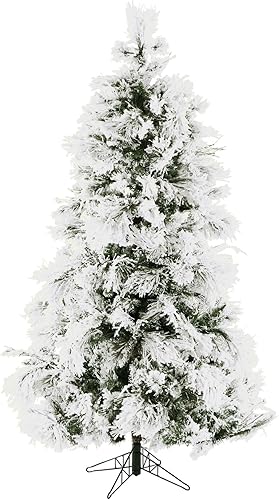 Miniatura 68 de Fraser Hill Farm - Árbol de Navidad, pino aterciopelado nevado, 10 pies LED doble multicolor y blanco cálido,Iluminación de cadena LED blanca