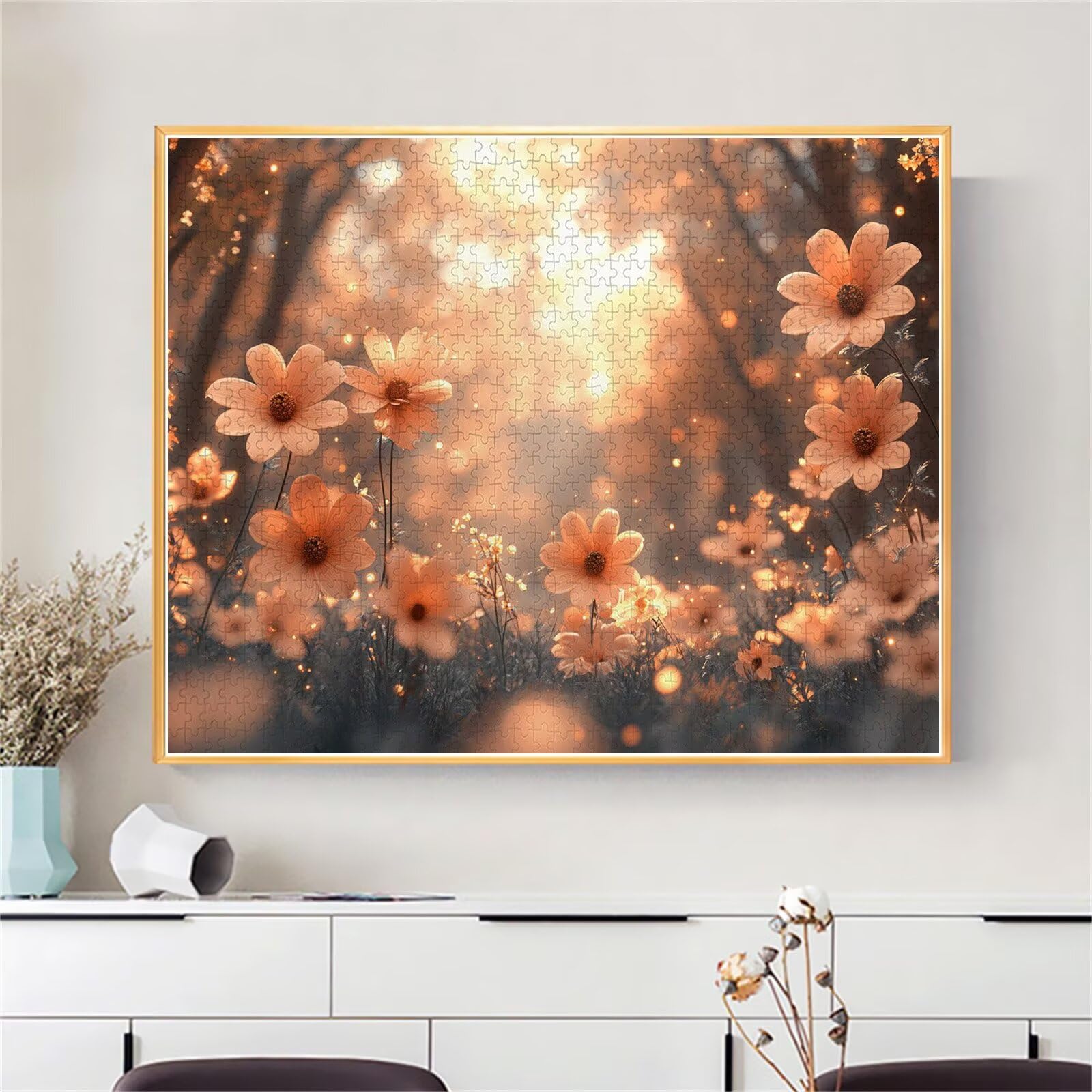 Blume Puzzle für Erwachsene Kinder Anspruchsvoll 5000 Teile Impossible Klassische Puzzles Schwer Anlage ab 8 9 10 Jahre Mädchen Jungen Jigsaw Kunst Educa,für Dekoration und Geschenke 105x156cm t-361