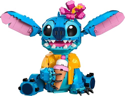 LEGO | Disney Stitch Toy - Play & Display Figure with an Ice-Cream Cone & Decorative Flower - Gift for 9+ Year Old Girls, Boys & Lilo & Stitch Movie fans - 43249 - 10