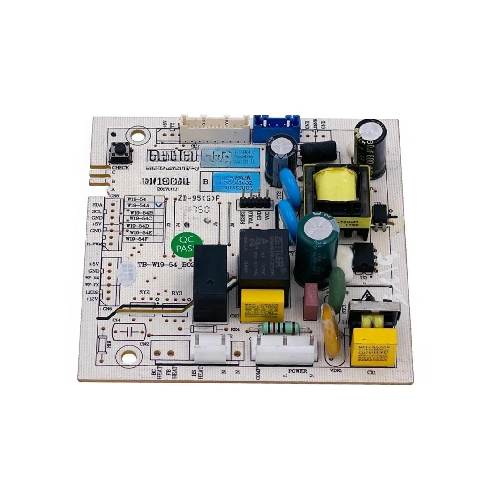 Cthjybfgs 1Pcs Refrigerator Control Board,Compatible For Homa， W19-54A Circuit Pcb W19-54 Fridge Motherboard Freezer Parts