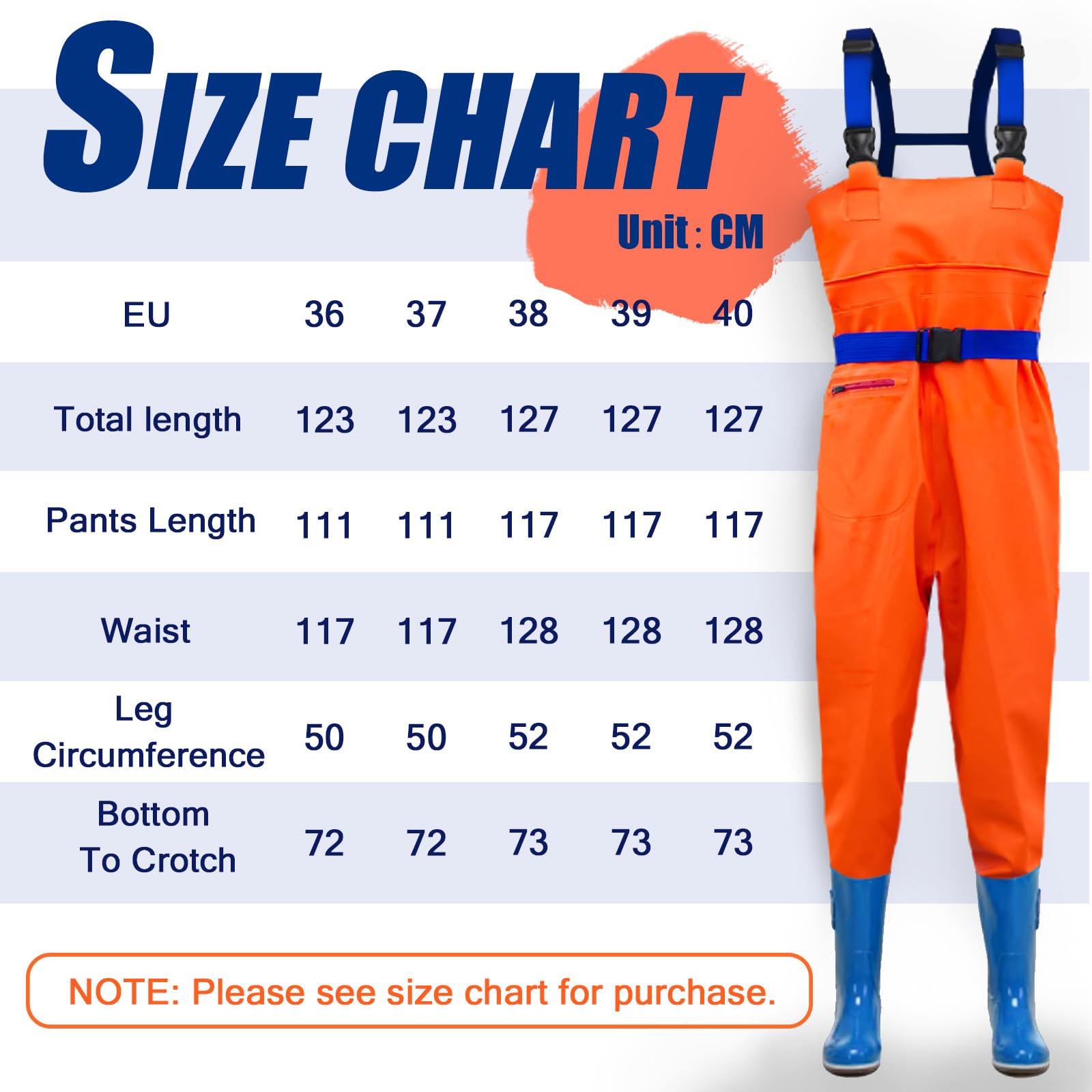 Pêche Waders Cuissardes,Waders de Poitrine de Chasses Femmes,Waders de Poitrine Imperméable,Bootfoot Waders,avec Bottes Antidérapantes,Respirantes,Pour Pêche à la Mouche,Agriculture