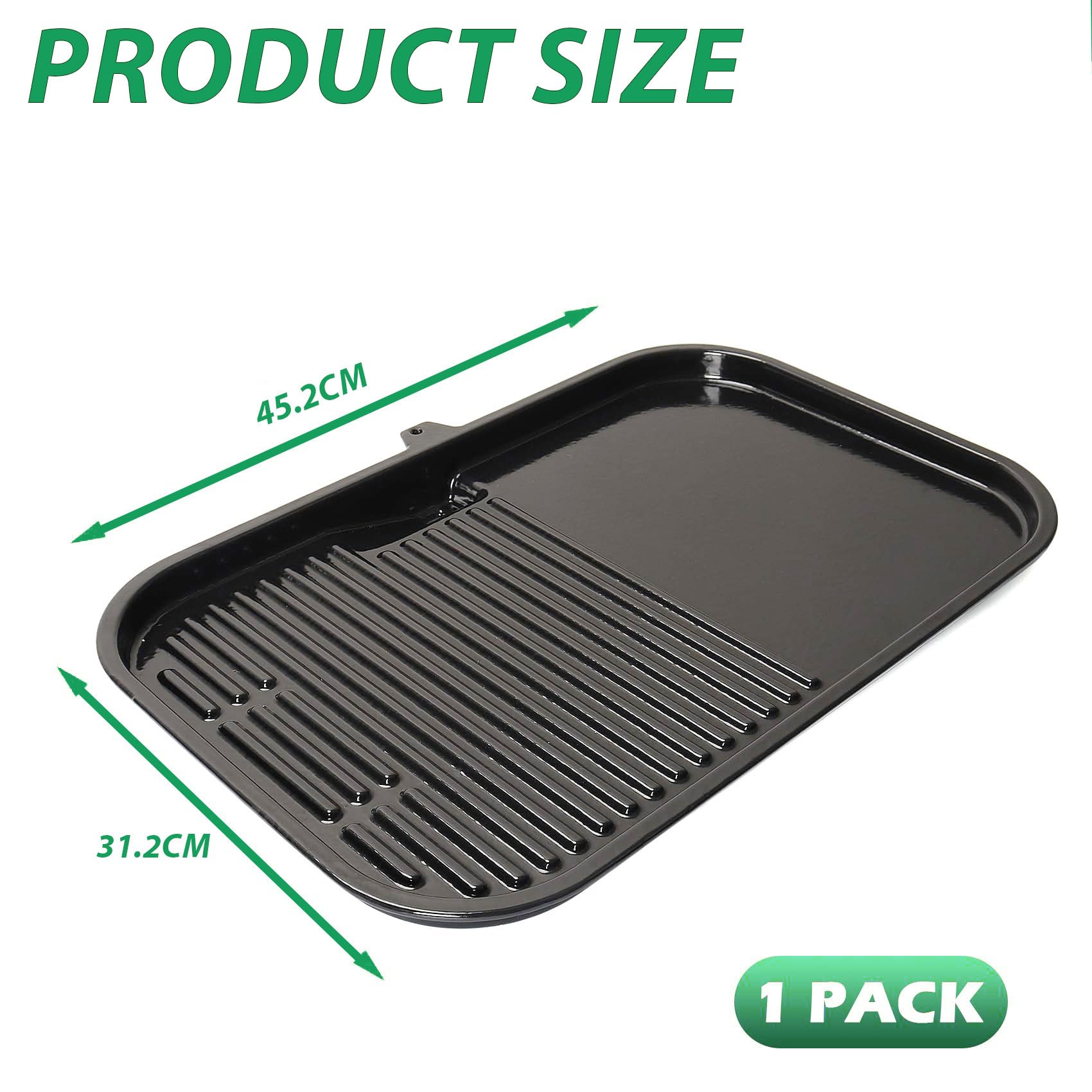 WELL GRILL Griglia e piastra piatta per Ninja Woodfire XL OG850/OG901 accessori, antiaderente BBQ Combo piatto e piastra piastra per Ninja XSKOGXLGGCMEU