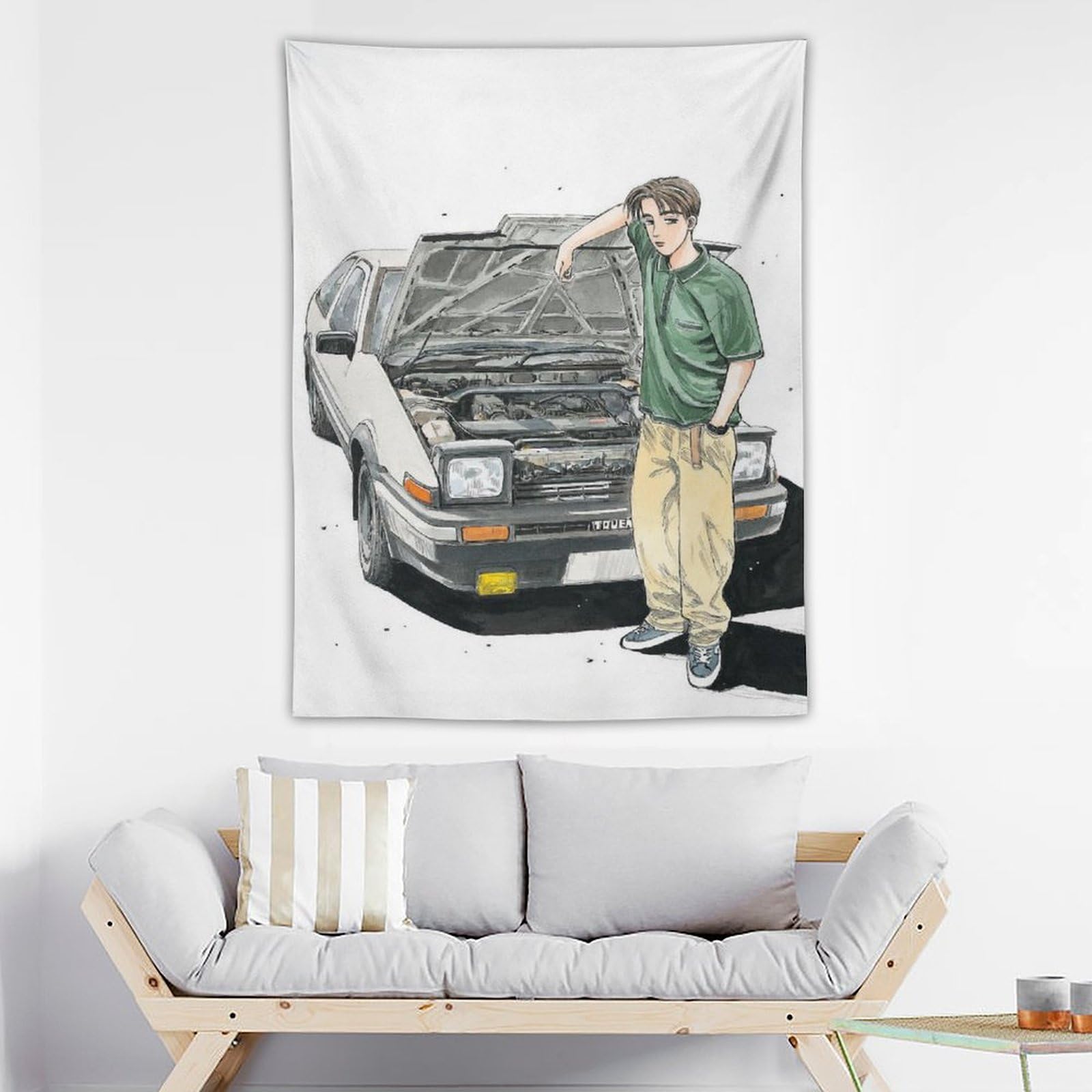 Amazon.co.jp: Lisianthus頭文字d イニシャルd タペストリー