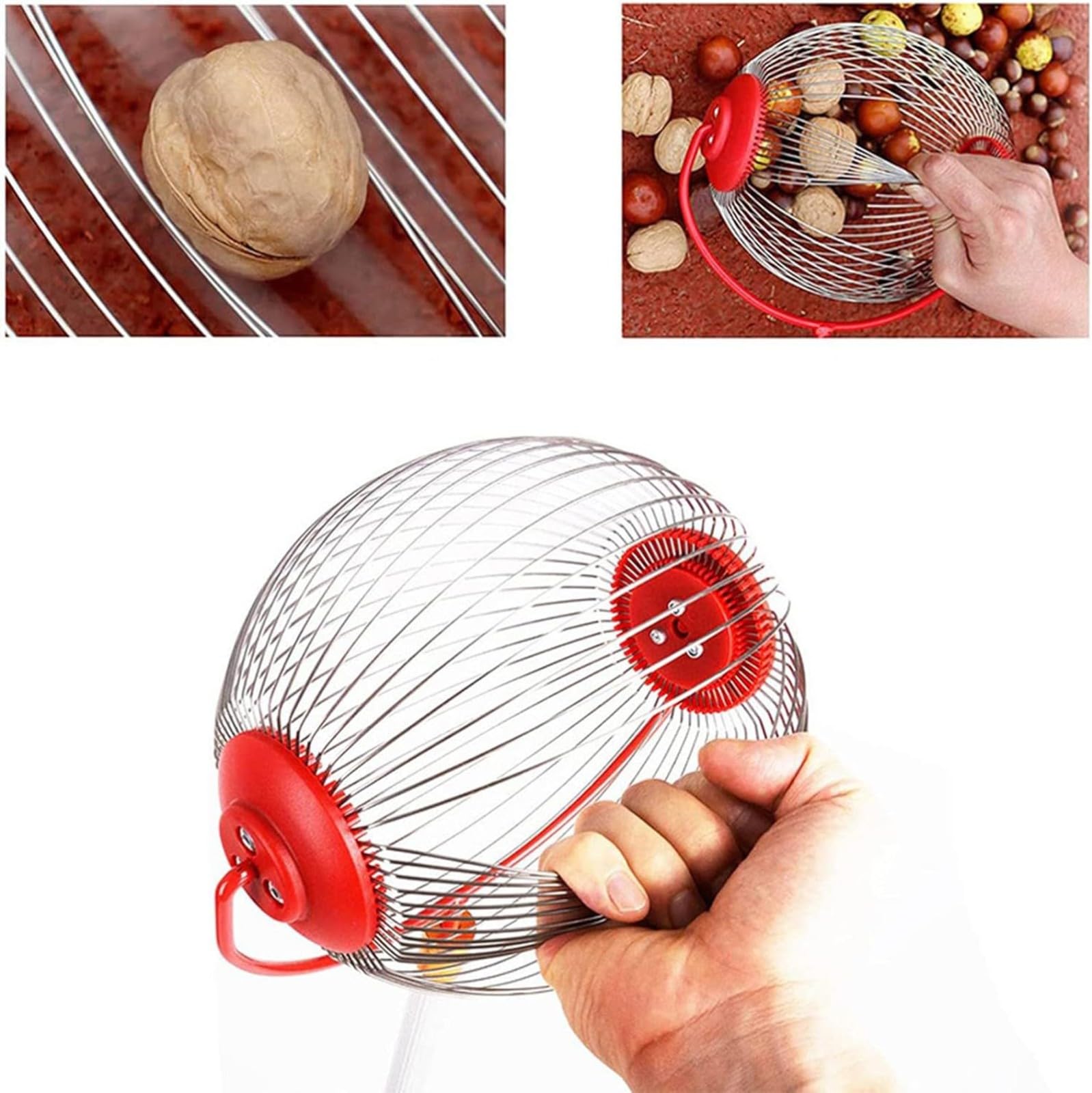 Ramasse Noix Amazon Collecteur De Rouleaux / Collecteur De Fruits RS6 Divit Collecteur De Ramasse Fruit