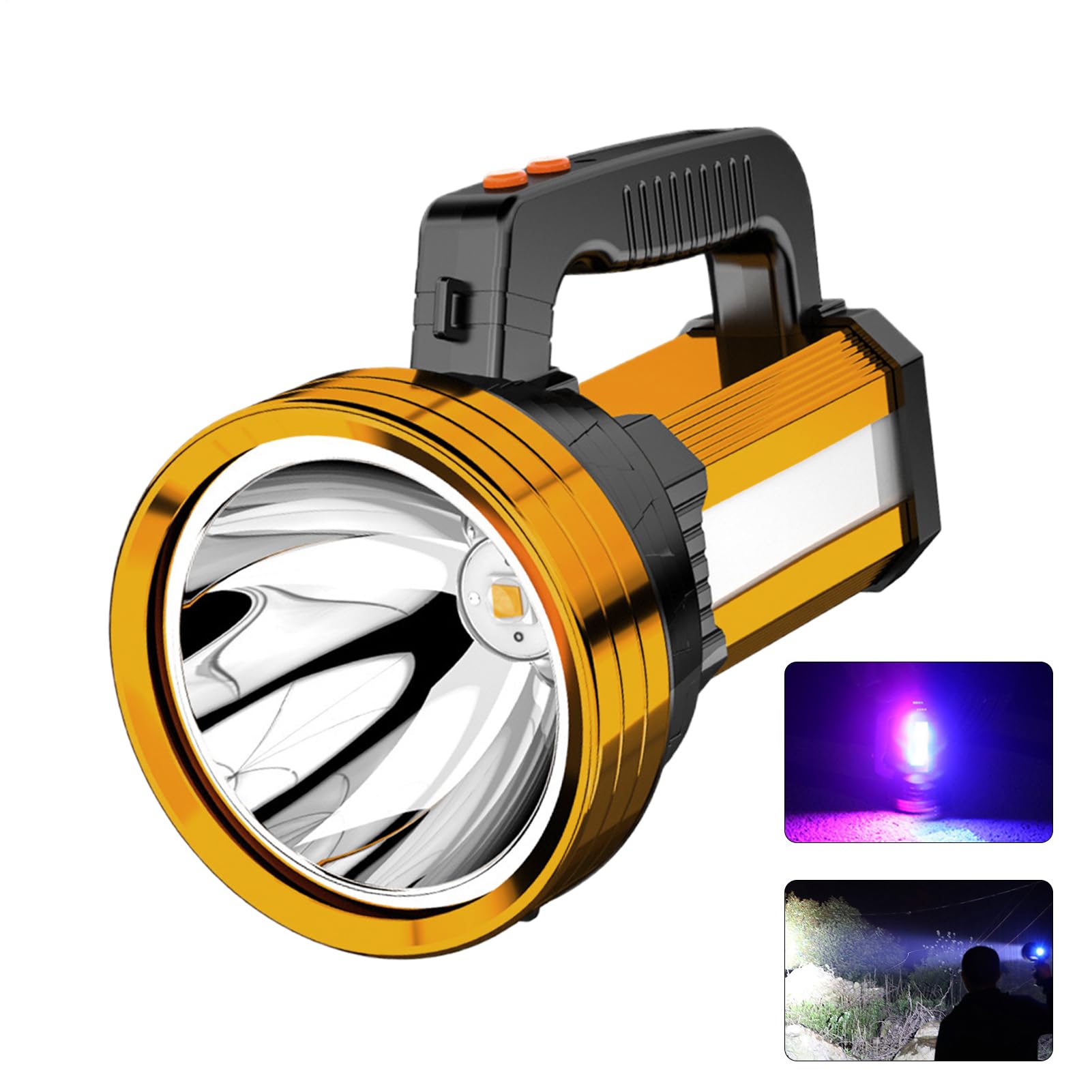 Générique Lampe Torche Puissante Lumineuse Imperméable Portable