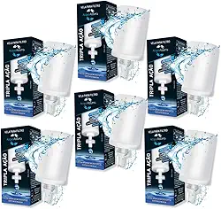 Kit 6 Velas Tripla Ação Com Carvao Ativado Para Filtro Barro Premium Alcalina Universal
